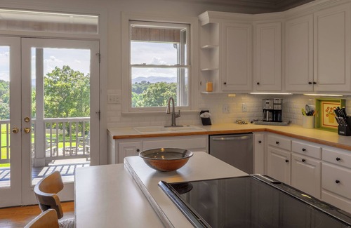 Clarkesville Casa | Historic Valley Views | 5BR Retreat w/ Hot Tub, Porch, Firepit & Game Room