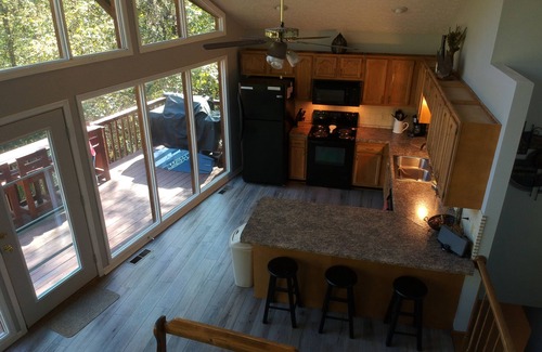 Jacksboro Casa | Hiwassee Hideaway: frente al lago, muelle cubierto, ensenada tranquila, vistas impresionantes ...