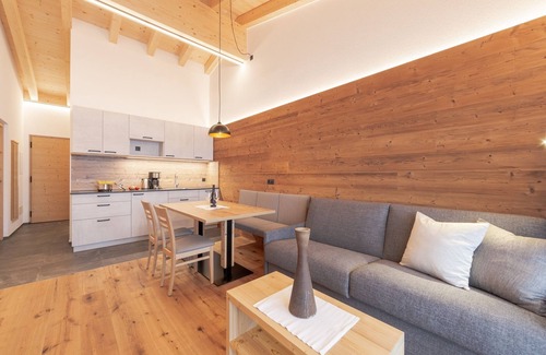 Valle di Casies Apartamento | Hoferhof - Apartamento A con vistas a la montaña, balcón y Wi-Fi