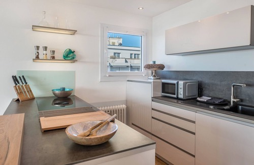 Uhldingen-Muehlhofen Apartamento | Apartamento vacacional 'Bodenseepanorama Oberuhldingen' con vistas al lago, balcón y wifi