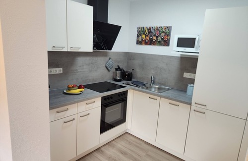 Iphofen Apartamento | Holiday Apartment '5 Traminer' with Mountain View, Shared Terrace and Wi-Fi