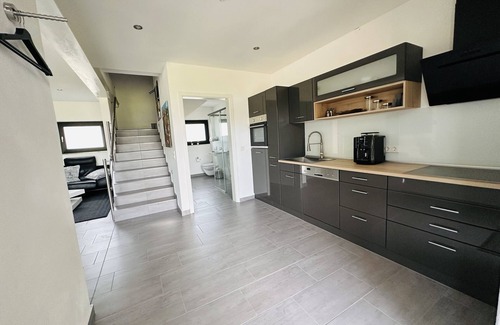 Drolshagen Apartamento | Apartamento vacacional "Alte Scheune Drolshagen" con terraza privada, jardín compartido y Wi-Fi
