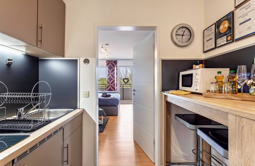 Gudenhagen Apartamento | Apartamento vacacional "Comfort" con jardín compartido, balcón y Wi-Fi