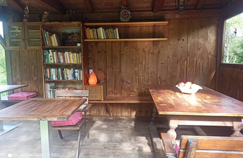 Lana Apartamento | Apartamento 'Jörg' con vistas a la montaña, piscina compartida y Wi-Fi