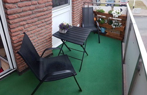 Bad Laer Apartamento | Apartamento 'Ferienwohnung Landquartier' con jardín compartido, balcón y Wi-Fi