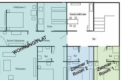 Schulenberg im Oberharz Apartamento | Apartamento de vacaciones Schulenberg para 1 - 6 personas con 2 dormitorios - Apartamento en casa un
