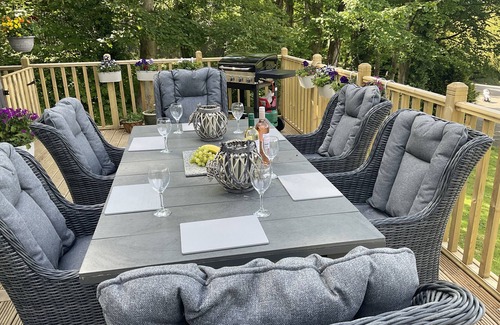Bont Newydd Casa | Holiday Cabin Sleeps 5 Glan Gwna Holiday Park