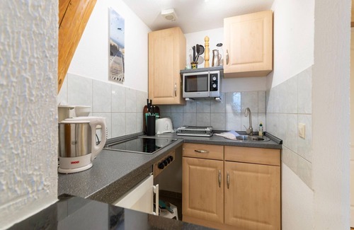 Kluetz Apartamento | Apartamento en una zona rural en Grundshagen con terraza