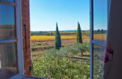 Murviel-les-Beziers Casa | Casa en Béziers con piscina y viñedos