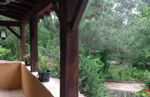 Lamonzie-Montastruc Casa | Acogedora casa de vacaciones en Lamonzie-Montastruc con piscina