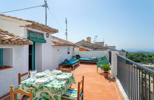 Aigues Casa | Casa de vacaciones 'Casa Clara' con vistas al mar, terraza privada y Wi-Fi