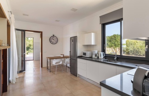 Ses Salines Casa | Casa de vacaciones Colonias con vistas al mar, piscina privada, terraza, A/C y Wi-Fi