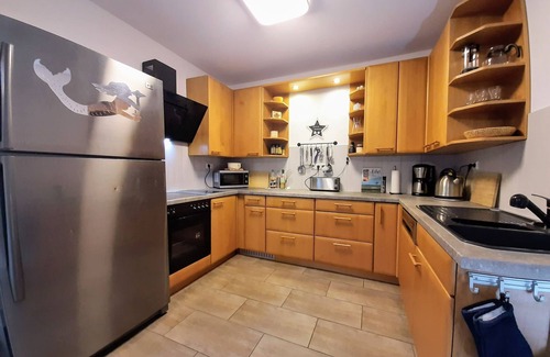 Ammeldingen bei Neuerburg Casa | Casa de vacaciones 'Eifel Atrium' con terraza privada y Wi-Fi