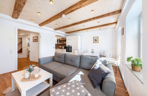 Nikolaivorstadt Casa | Casa de vacaciones 'Feriehaus1856de Mit Sauna' con jardín compartido y Wi-Fi