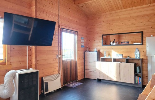 Stotternheim Casa | Casa de vacaciones 'Ferienhaus Seeblick' con vistas al lago, terraza privada y aire acondicionado