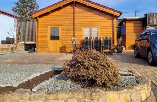 Stotternheim Casa | Casa de vacaciones 'Ferienhaus Seeblick' con vistas al lago, terraza privada y aire acondicionado