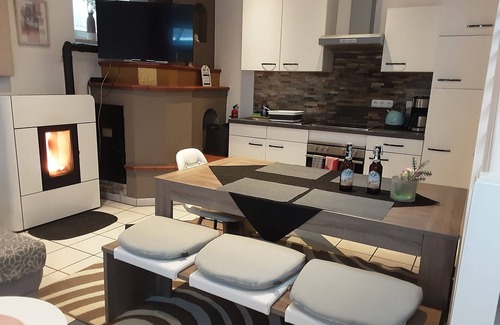 Laugna Casa | Casa de vacaciones 'Garten Der Ruhe' con balcón y Wi-Fi