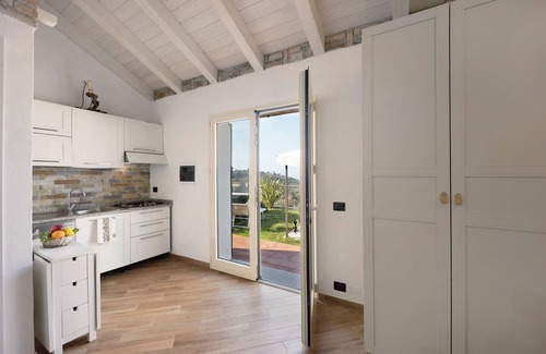 Pompeiana Casa | Casa de vacaciones Il Nido con vistas al mar, piscina compartida y aire acondicionado