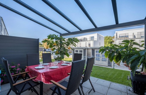 Padelugge Casa | Casa de vacaciones "Lübeck Buntekuh" con jardín, balcón y aire acondicionado