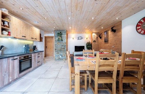 Bessans Casa | Casa de vacaciones 'L'attrape Rêves' con vistas a la montaña y Wi-Fi