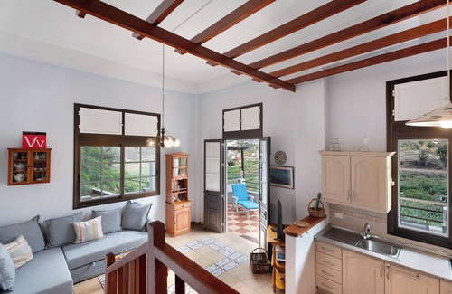 Hermigua Casa | Casa de vacaciones 'La Huerta' con vistas a la montaña, terraza privada y Wi-Fi
