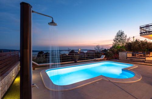 Kastel Sucurac Villa | Holiday home Magic view with private heated pool