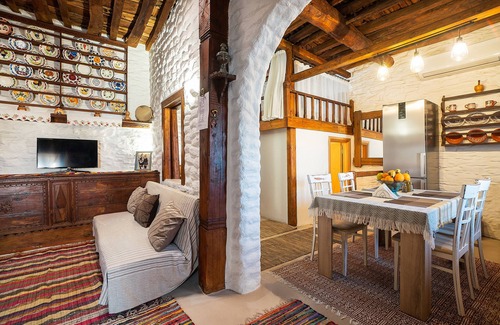 Embonas Casa | Casa de vacaciones 'Mannas House' con vistas al mar, Wi-Fi y aire acondicionado