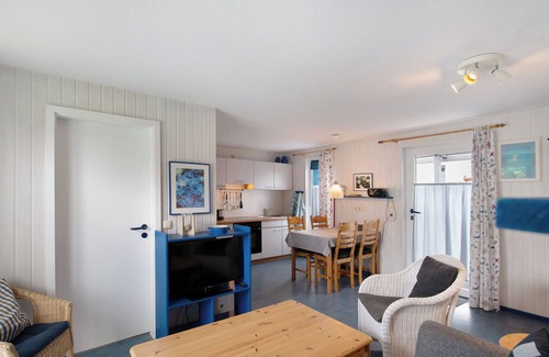 Meschendorf Casa | Casa de vacaciones "Möve ABA Bungalow 63" con terraza privada y WLAN