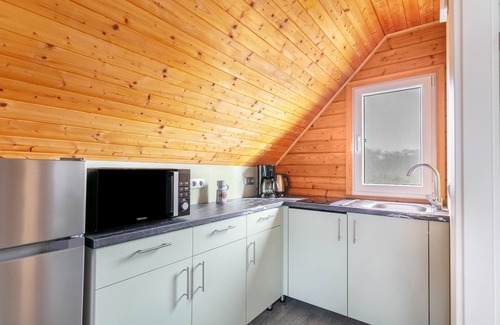 Niederfinow Casa | Casa de vacaciones 'Obergeschoss' con balcón y Wi-Fi