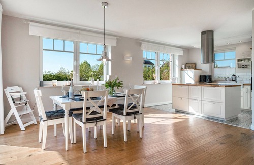 Poseritz Casa | Casa de vacaciones 'Reethaus Meerferien' con vistas al mar, terraza privada y Wi-Fi