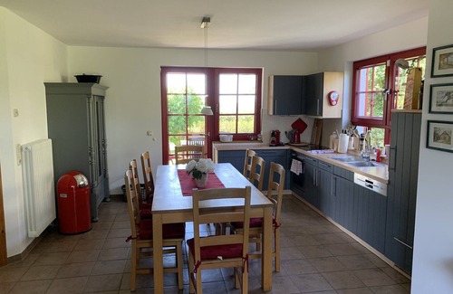 Breege Casa | Casa de vacaciones 'Sabines Badehaus Mit Innenpool' con vistas al lago, terraza privada y Wi-Fi