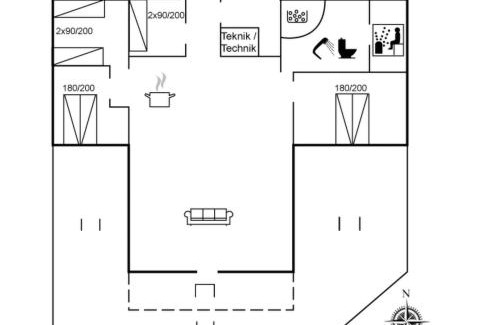 Toftum Casa | Holiday Home Thythkil - 3km from the sea by Interhome