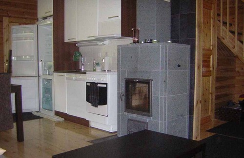 Paltamo Casa | Casa vacacional con sauna de playa en el lago y playa propia