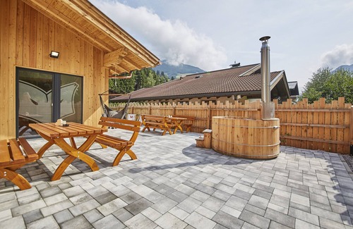 Viehhofen Chalet De Esquí | Casa de vacaciones / chalet con sauna, olla caliente y home cinema - casa completa