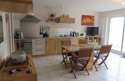Etables-sur-Mer Apartamento | Vacaciones frente al mar, pies en el agua.