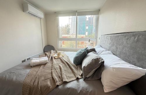 Nunoa Apartamento | HOM I 2D2B en mejor zona de Nunoa Metro PlazaEgana