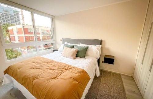 Nunoa Apartamento | HOM I Luminoso Depto 2D2B en Nunoa 4PAX Parking