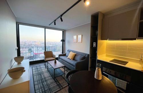 Nunoa Apartamento | HOM I Moderno Depto 1D1B a Estrenar en Nunoa