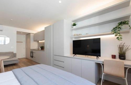 Downtown Santiago Apartamento | HOM I Studio a Estrenar en Edif Cultural de Santiago
