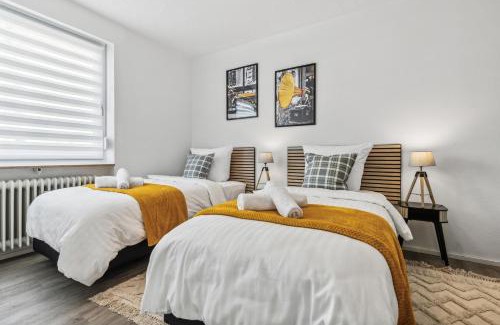 Homburg Apartamento | Homburg Apartment - Kliniknähe - 3-Bedroom - Self Check-in - Parkplatz - WiFi