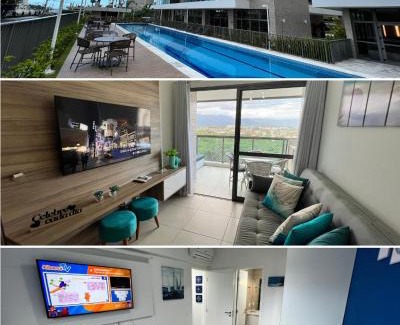Vila Clais Casa | Home 49 I Apto pé na areia e piscina aquecida em Bertioga