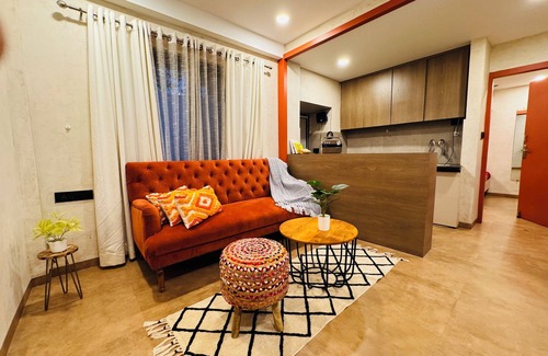 Indore Apartamento | Home Escape 1BHK Retreat Nr Saket Square