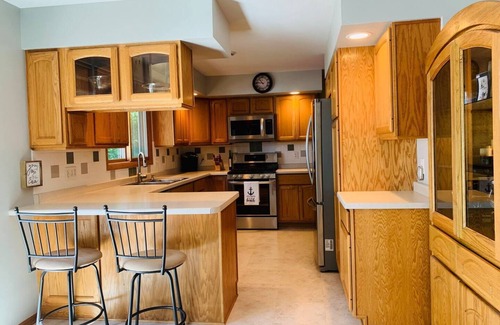 Wausau Casa | Home w/ hot tub, game room, sauna on Lake Wausau near Granite Peak