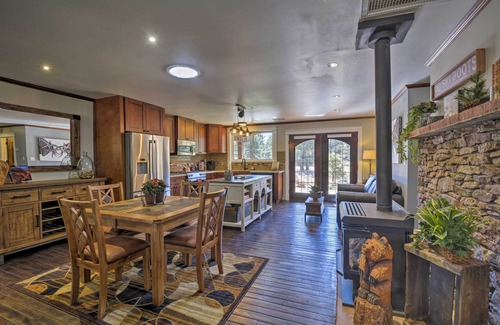 Mountainaire Casa | Inicio w / Jacuzzi y Fire Pit-10 Mi a NAU y Flagstaff