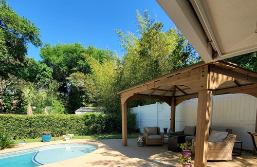 Folly Field Casa | Folly Field Beach, Se aceptan mascotas, Un nivel, Patio cercado, Bicicletas, ¡Camine a la playa!
