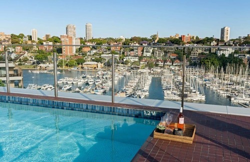 Elizabeth Bay Apartamento | Elizabeth Bay casa con vista + piscina en la azotea