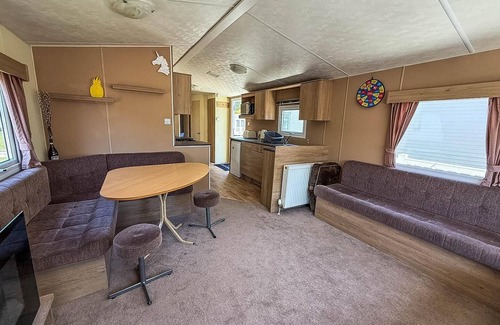 Walton on the Naze Casa | Homely 8 berth caravan with decking to relax on at Naze Marine, ref 17009WC