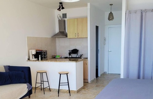 Le Ricanto Apartamento | Homerez - ¡A 100 m de la playa! Estudio para 4 pers. con terraza en Ajaccio