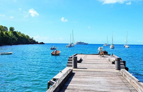Marigot Casa | Homerez - Casa a 1 km de la playa para 5 pers. con terraza en Vieux-Habitants