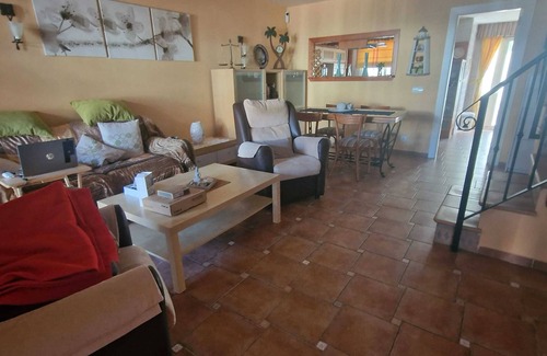 Benalmadena Costa Chalet De Esquí | Homerez - Chalet for 5 ppl. with sea view, garden and balcony at Benalmádena